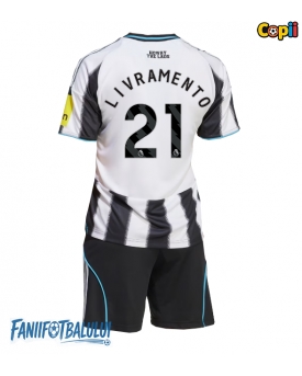 Newcastle United Tino Livramento #21 Echipament de Fotbal Replică 2025-26 Copii Acasa (+ Șorturi)